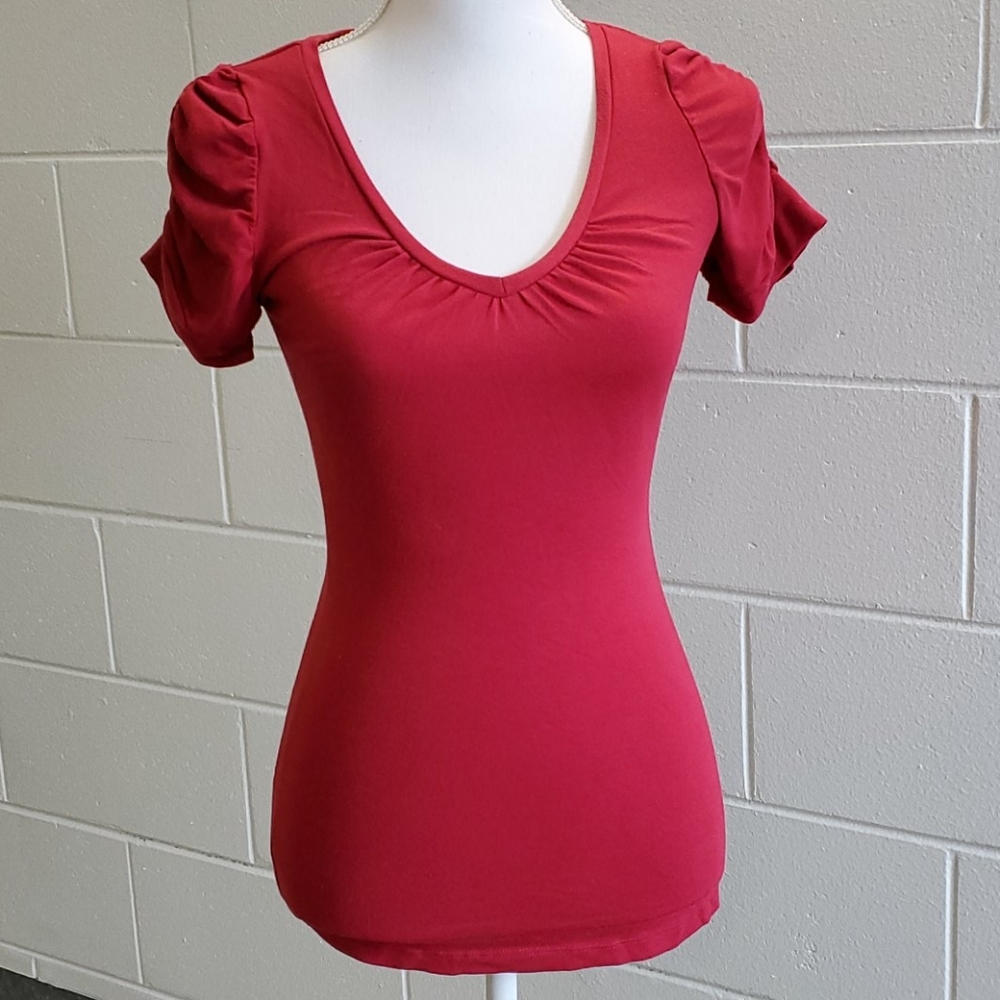 Volume 1 Red Women's Top